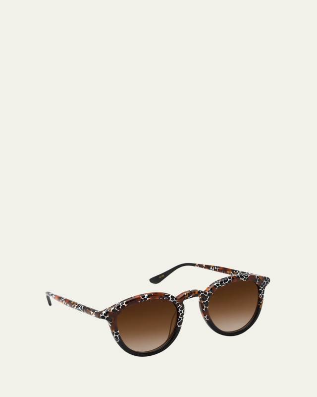 Collins Round Acetate Sunglasses